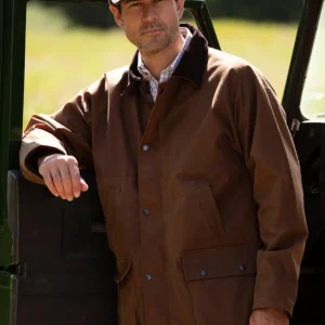 Oilskin overgangsjakke, herre