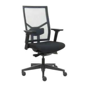 Workliving Zuidas Mesh Sort udgave - Sæde i Regain - Kontorstol Ergonomisk design (N)EN 1335
