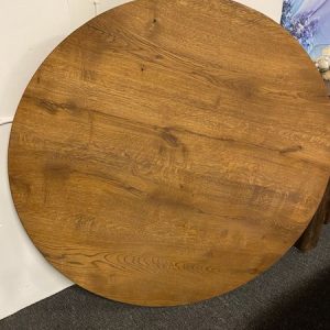 Rundt plankebord egetræ 2. sort, ø 120