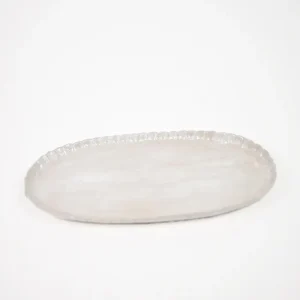 Creme serveringsfad