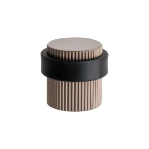 Helix Stripe | Dørstopper i Dark Bronze - gulv monteret