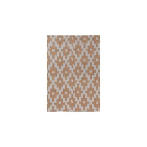 Ikat | Viskestykke i Mist Blue/Terracotta