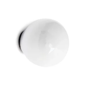Lucas | Knop i Porcelæn / Hvid | 2 stk