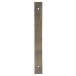 Rectangular | Bagplade i Antik Messing
