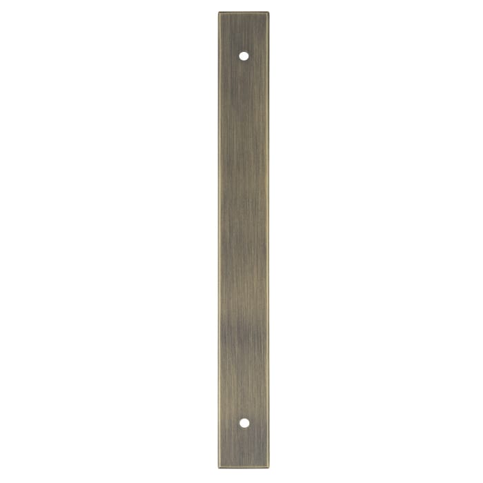 Rectangular | Bagplade i Antik Messing