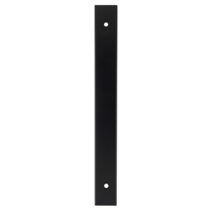 Rectangular | Bagplade i Sort