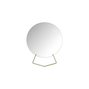 Standing Mirror | Spejl i Børstet Messing uden Lak