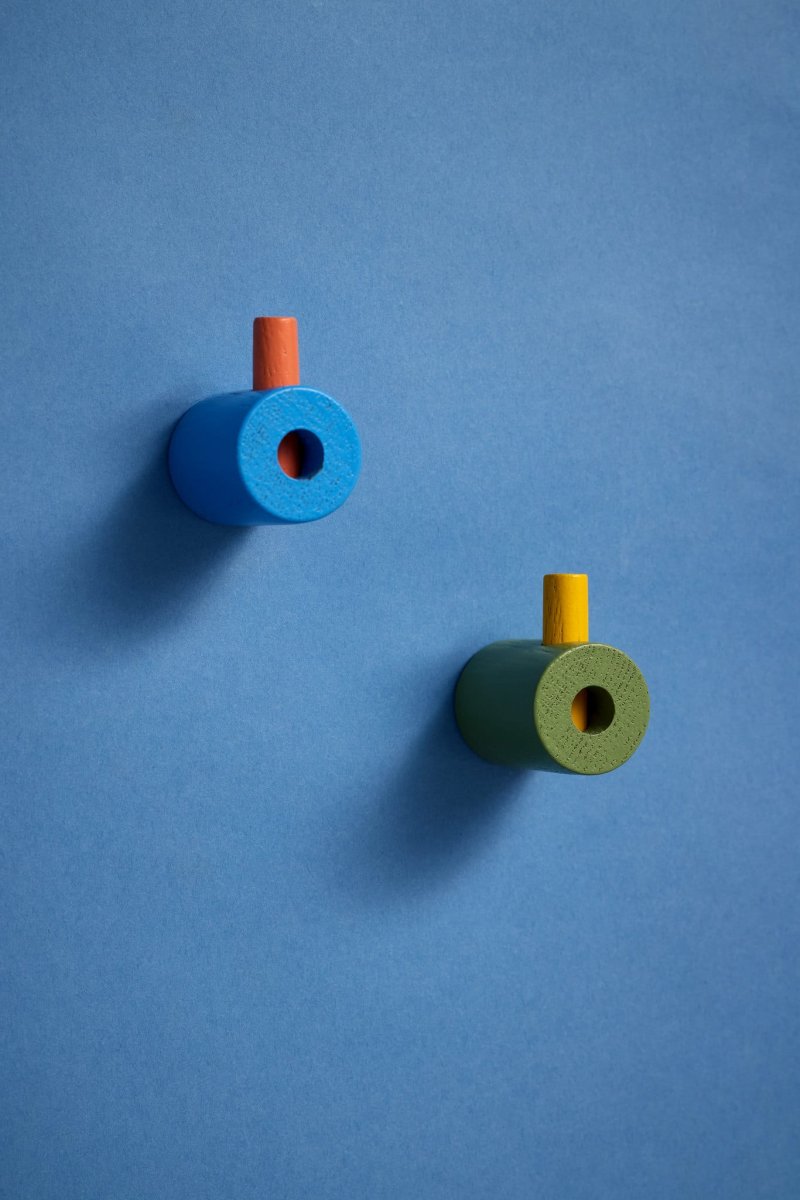 Wooden Wall Hook | Knage i Blue - Billede 3